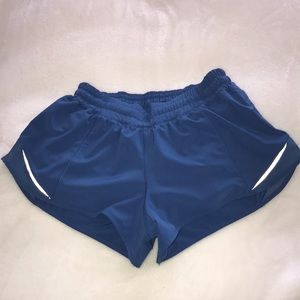 Blue Lululemon shorts